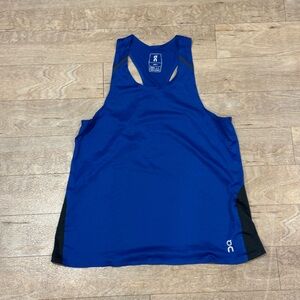 NWOT On Running Tank Top (Tank-T) Swiss Engineering Navy Black Size Small